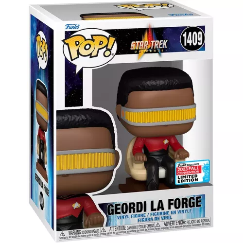 Funko Pop! Geordi La Forge #1409 Star Trek Universe Box