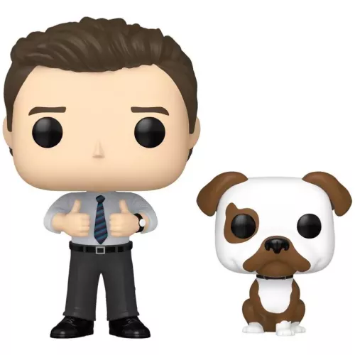 Funko Pop! Chris Traeger with Campion #1415 Parks and Recreation