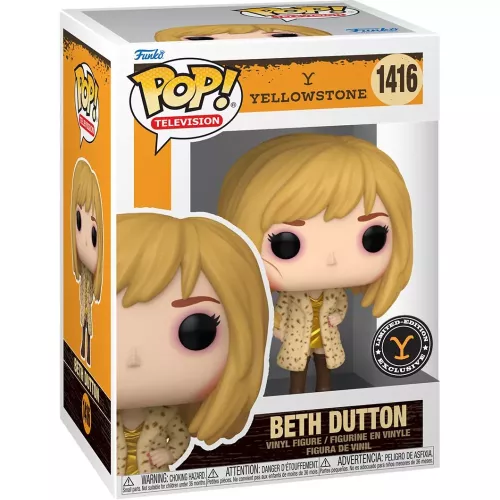 Funko Pop! Beth Dutton #1416 Metallic Yellowstone Television Box