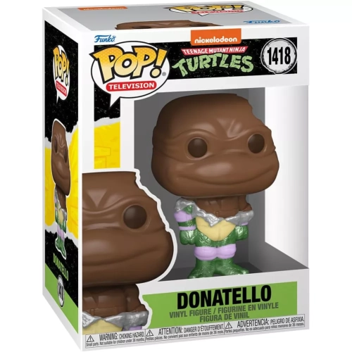 Funko Pop! Donatello #1418 Chocolate Nickelodeon Teenage Mutant Ninja Turtles Box