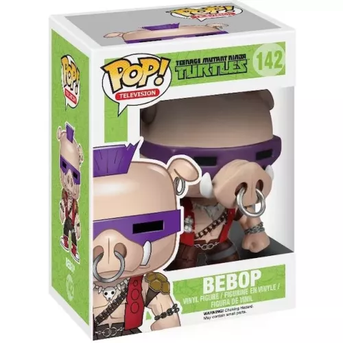 Funko Pop! Bebop #142 Nickelodeon Teenage Mutant Ninja Turtles Box