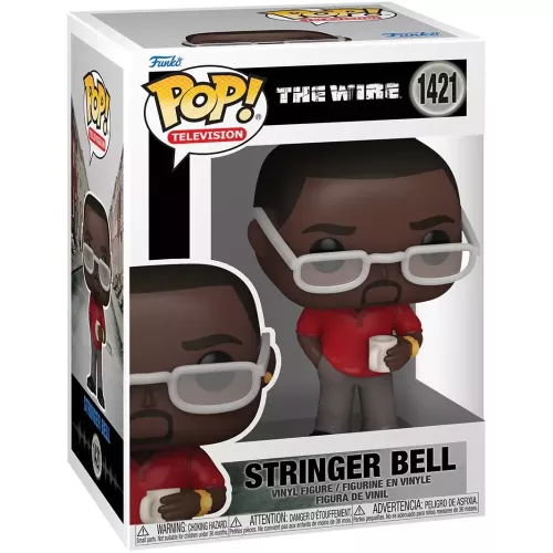 Funko Pop! Stringer Bell #1421 The Wire Television Box