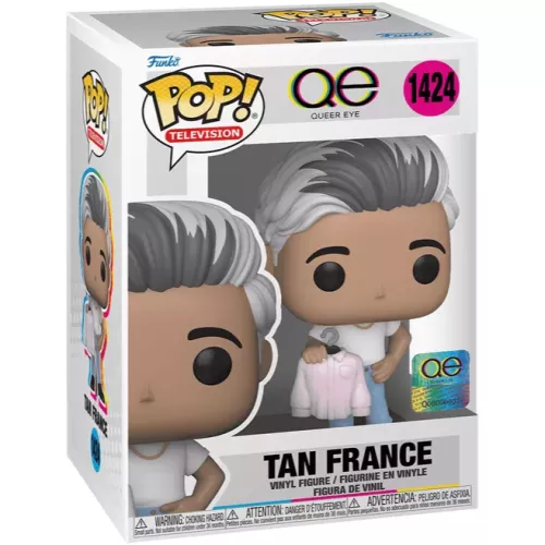 Funko Pop! Tan France #1424 Pink Shirt QE Queer Eye Box