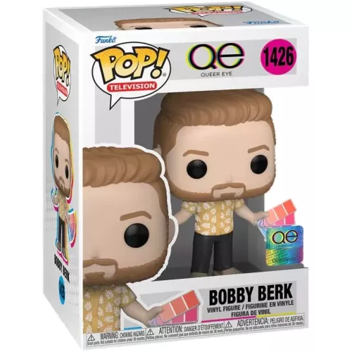 Funko Pop! Bobby Berk #1426 Paint QE Queer Eye Television Box