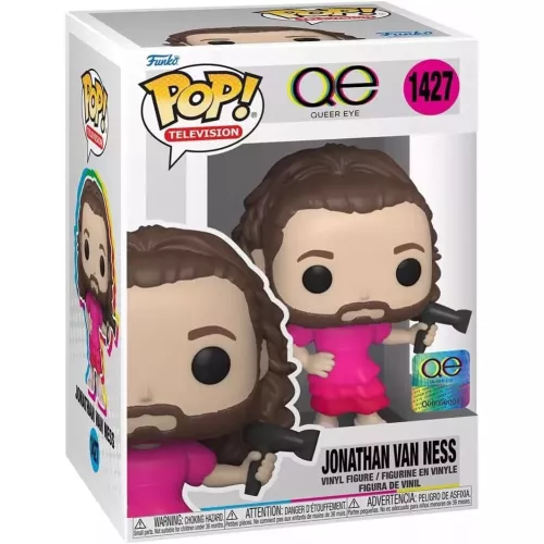 Funko Pop! Jonathan Van Ness #1427 Pink Dress QE Queer Eye Box