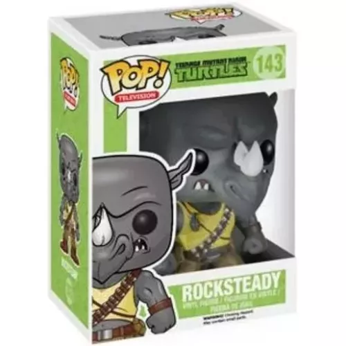 Funko Pop! Rocksteady #143 Nickelodeon Teenage Mutant Ninja Turtles Box