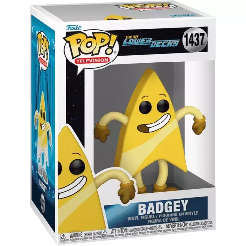 Funko Pop! Badgey #1437 Star Trek Lower Decks Television Box