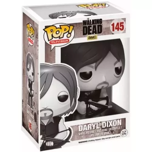 Funko Pop! Daryl Dixon #145 Black and White The Walking Dead AMC Box