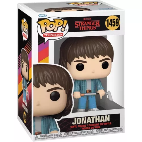 Funko Pop! Jonathan #1459 with Golf Club Netflix Stranger Things Box