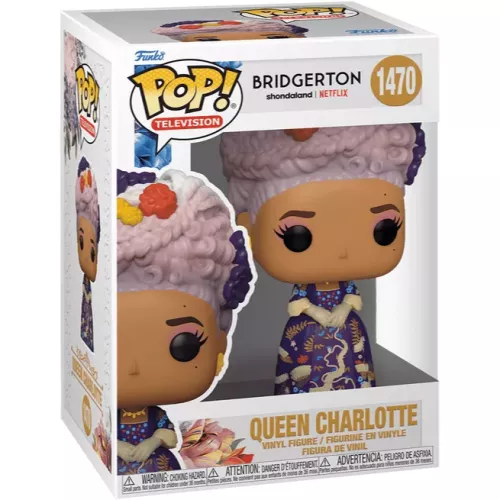 Funko Pop! Queen Charlotte #1470 Bridgerton Shondaland Netflix Box