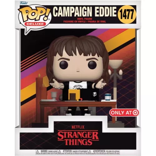 Funko Pop! Campaign Eddie #1477 Netflix Stranger Things Box