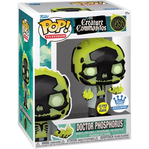 Funko Pop! Doctor Phosphorus #1480 Glows in the Dark Box