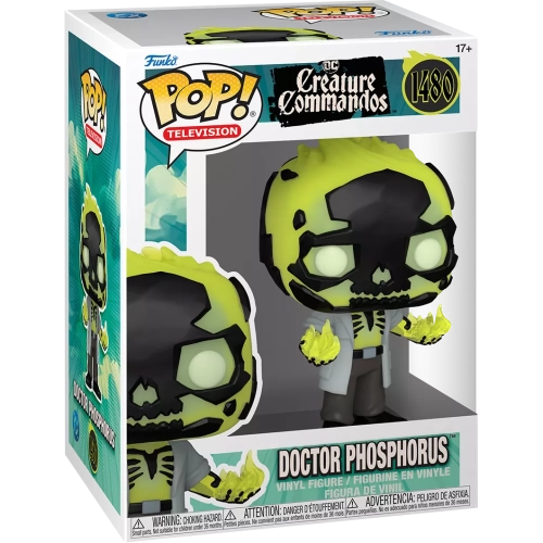 Funko Pop! Doctor Phosphorus #1480 DC Creature Commandos Box
