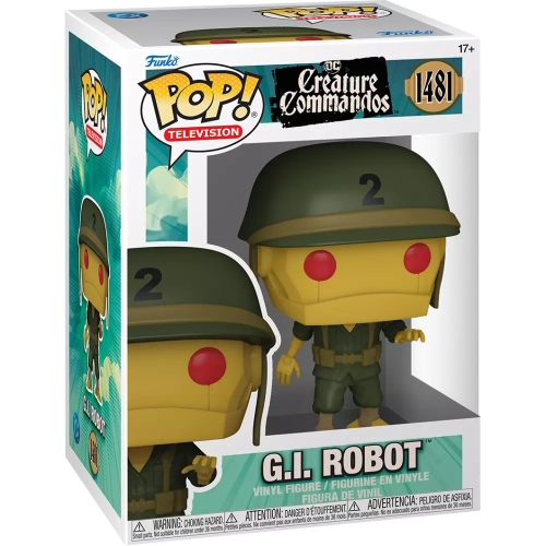 Funko Pop! G.I. Robot #1481 DC Creature Commandos Television Box