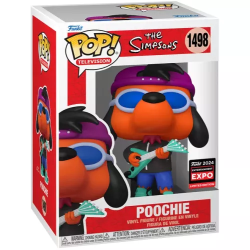 Funko Pop! Poochie #1498 The Simpsons Television Vinyl Figure Box