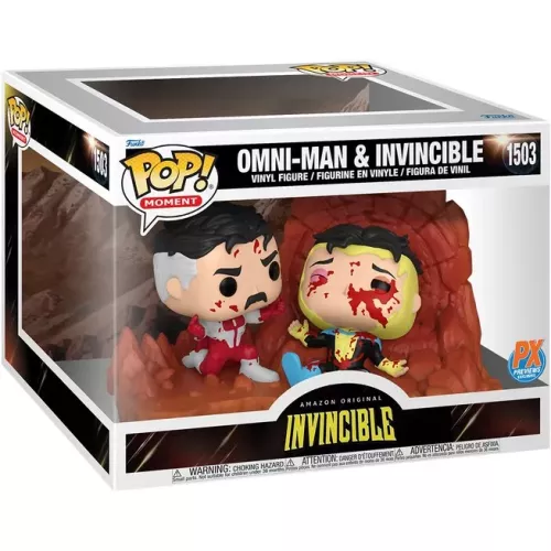 Funko Pop! Omni-Man & Invincible #1503 Fighting Bloody Box