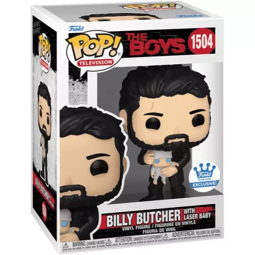 Funko Pop! Billy Butcher with Laser Baby #1504 The Boys Box