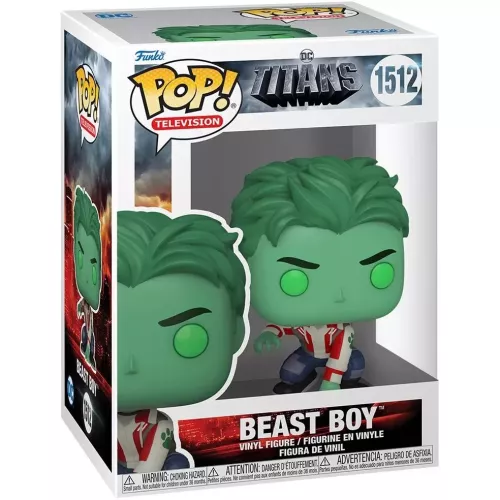 Funko Pop! Beast Boy #1512 DC Titans Television Vinyl Figure Box