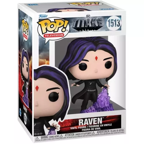 Funko Pop! Raven #1513 DC Titans Television Vinyl Figure Box