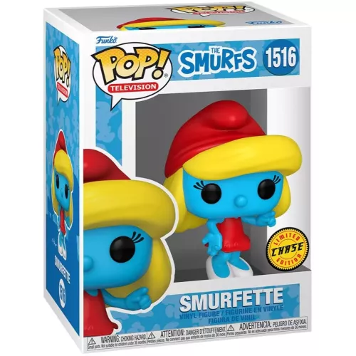 Funko Pop! Smurfette #1516 Red Chase The Smurfs Television Box
