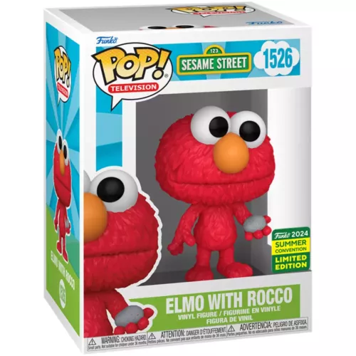 Funko Pop! Elmo with Rocco #1526 123 Sesame Street Box