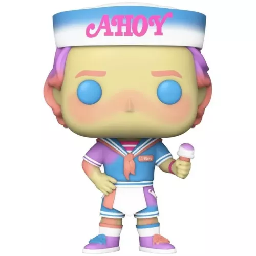 Funko Pop! Steve #1545 Netflix Stranger Things Scoops Ahoy Ice Cream Parlor Sherbert Surprise