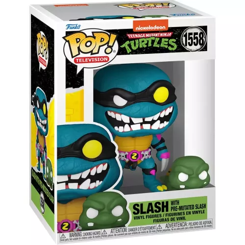 Funko Pop! Slash with Pre-Mutated Slash #1558 Nickelodeon Teenage Mutant Ninja Turtles Box