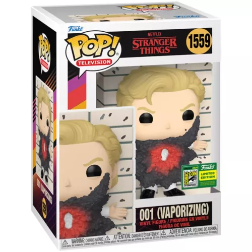 Funko Pop! 001 (Vaporizing) #1559 Netflix Stranger Things Box
