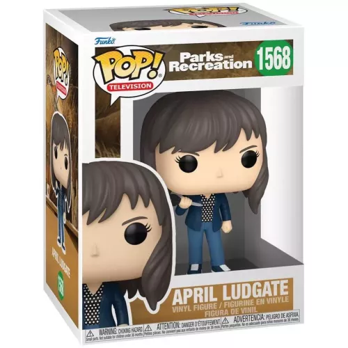 Funko Pop! April Ludgate #1568 with Scissors Parks and Recreation Box