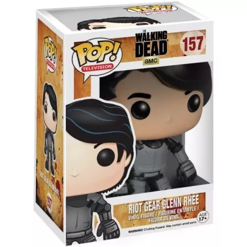 Funko Pop! Riot Gear Glenn Rhee #157 The Walking Dead AMC Box
