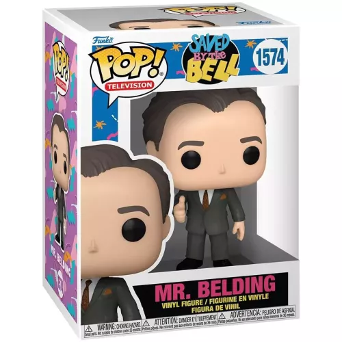 Funko Pop! Mr. Belding #1574 Saved by the Bell Television Box