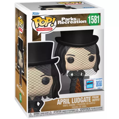 Funko Pop! April Ludgate Prom Outfit #1581 Parks and Recreation Box
