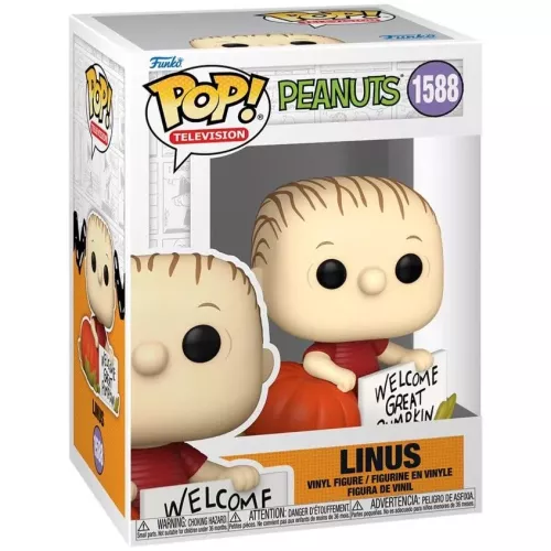 Funko Pop! Linus #1588 Peanuts Television Vinyl Figure Box