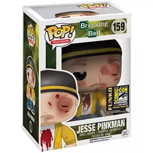 Funko Pop! Jesse Pinkman #159 Beat Up Breaking Bad Box