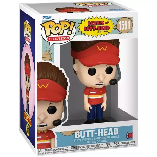 Funko Pop! Butt-Head #1591 Work Uniform Beavis and Butt-Head Mike Judge Box