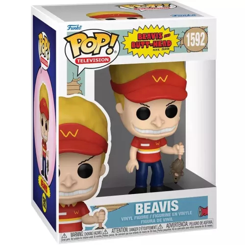 Funko Pop! Beavis #1592 Work Uniform Beavis and Butt-Head Mike Judge Box