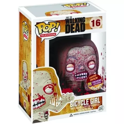 Funko Pop! Bicycle Girl #16 Bloody AMC The Walking Dead Box