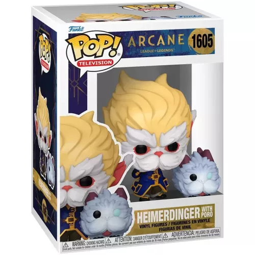 Funko Pop! Heimerdinger with Poro #1605 Arcane League of Legends Box