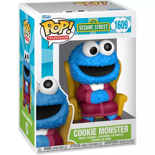 Funko Pop! Cookie Monster #1609 123 Sesame Street Television Box