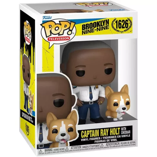 Funko Pop! Captain Ray Holt with Cheddar #1626 Brooklyn Nine-Nine Box