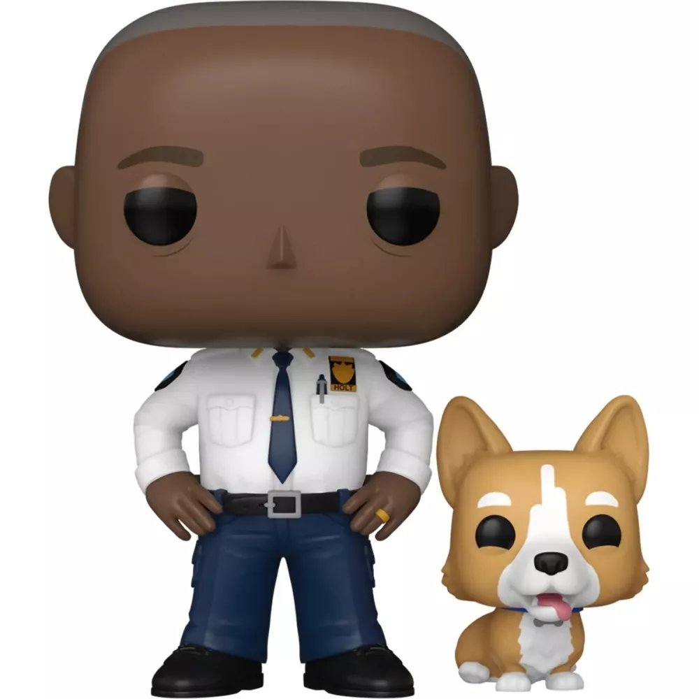 Captain Ray Holt with Cheddar