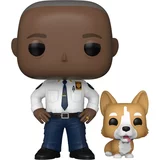 Captain Ray Holt with Cheddar