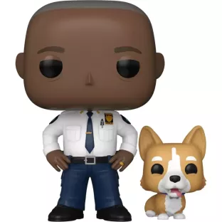 Captain Ray Holt with Cheddar