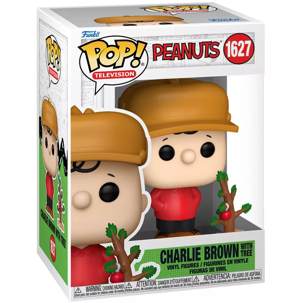 Charlie Brown with Tree Box