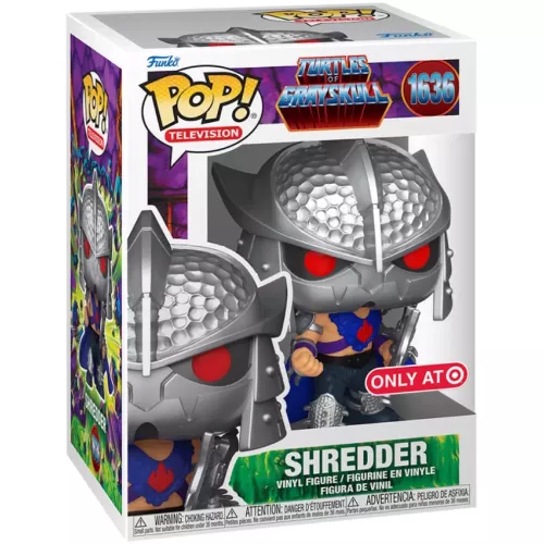 Funko Pop! Shredder #1636 Turtles of Grayskull Television Box