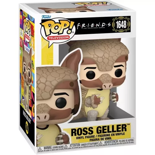 Funko Pop! Ross Geller #1648 Armadillo Costume Friends The Television Series Box