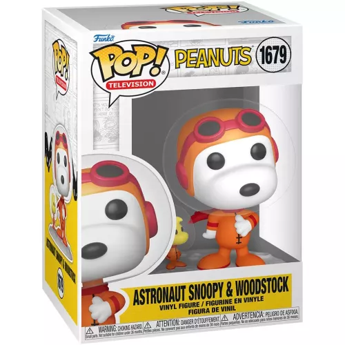Funko Pop! Astronaut Snoopy & Woodstock #1679 Peanuts Box