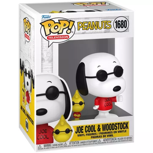Funko Pop! Joe Cool & Woodstock #1680 Peanuts Television Box