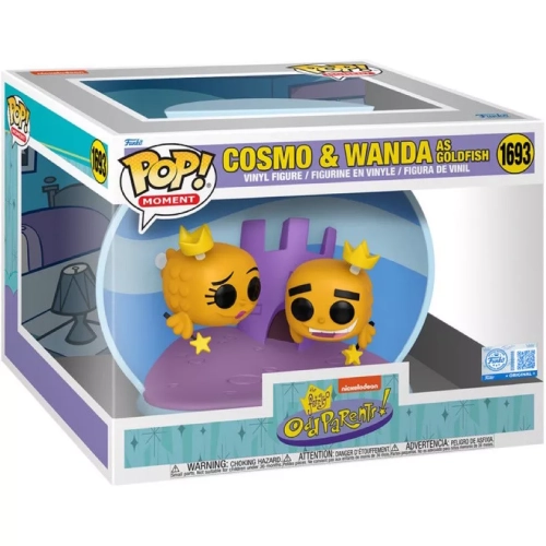Funko Pop! Cosmo & Wanda as Goldfish #1693 Nickelodeon The Fairly OddParents! Box
