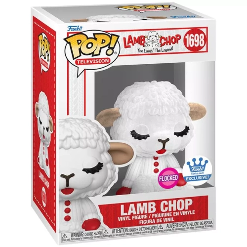 Funko Pop! Lamb Chop #1698 Flocked Lamb Chop The Lamb! The Legend! Box